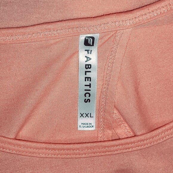 XXL | Fabletics | Sheer Long Sleeved Open Flow Blouse - Picture 5 of 6